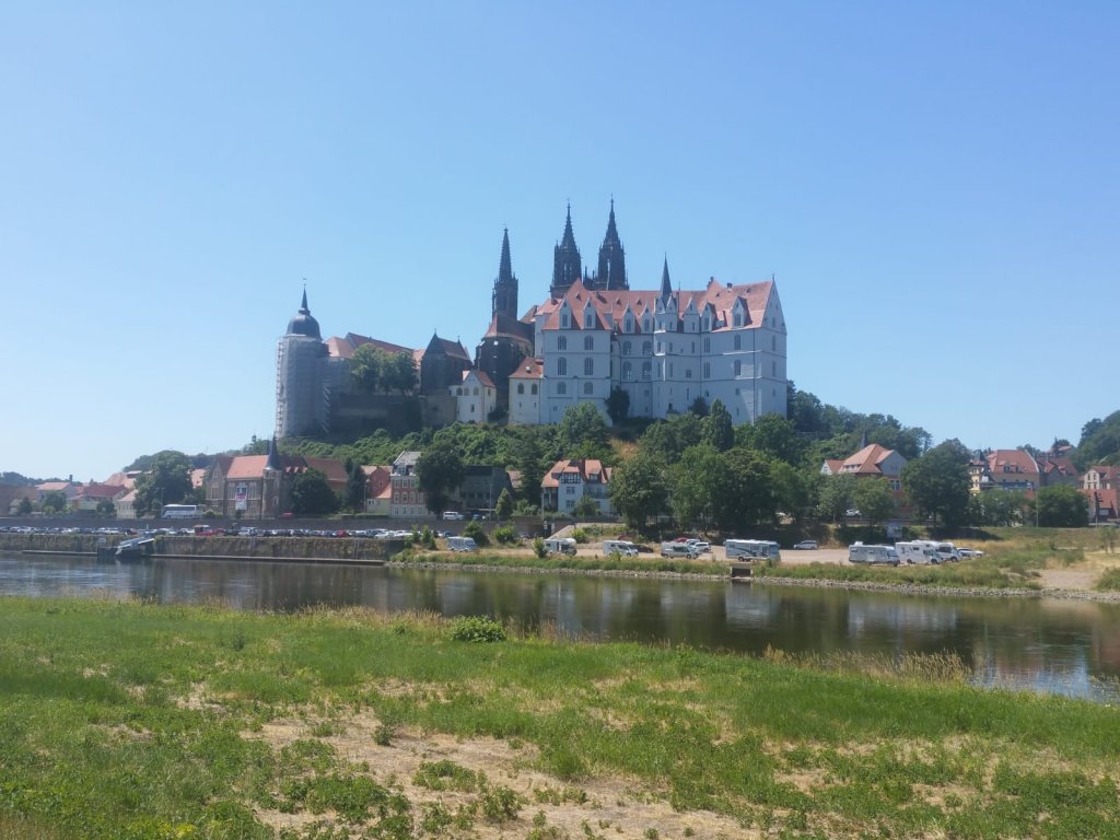 Riessa langs de Elbe 