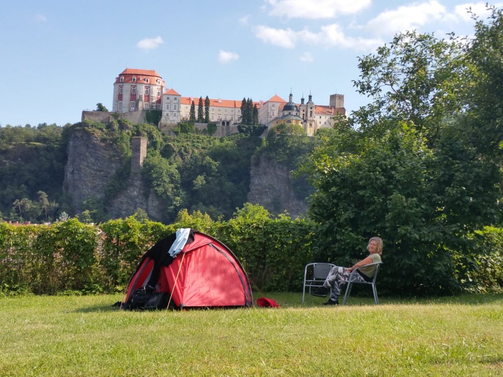 Mooi uitzicht camping Vranov
