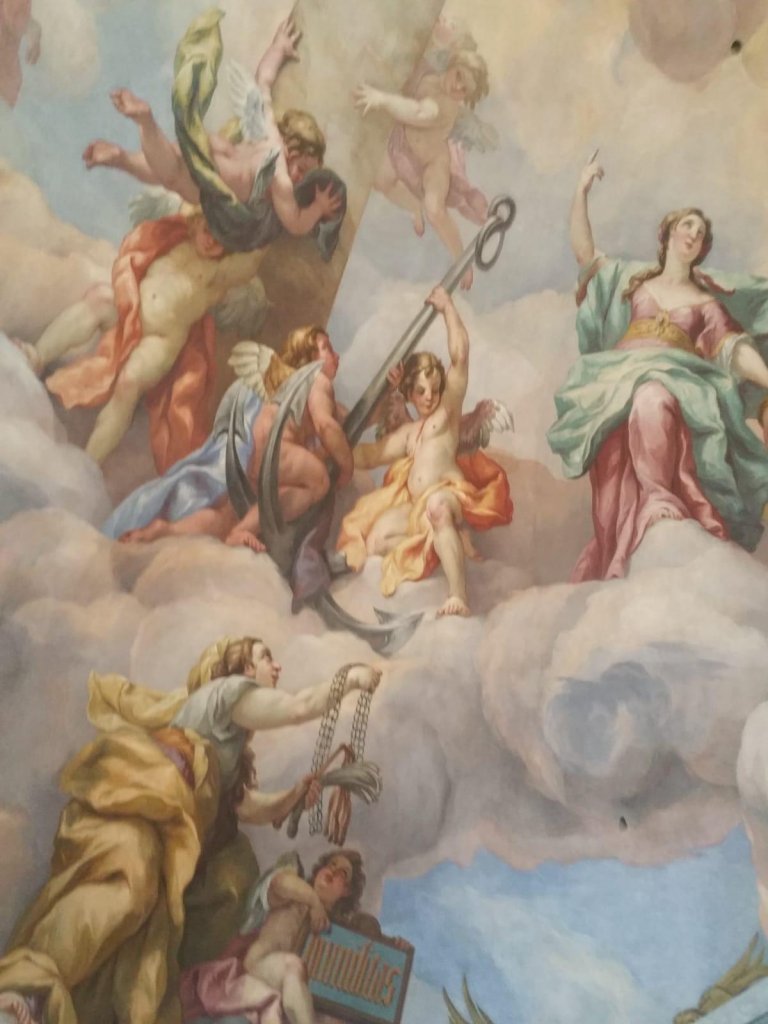 Fresco in kerk